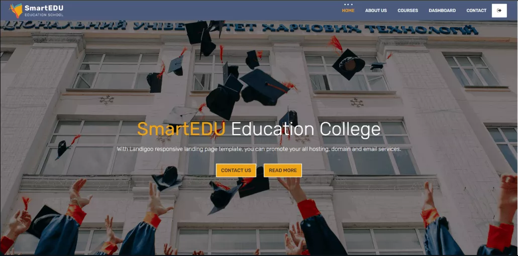 Üniversite ve Eğitim Kurumu Web Sitesi